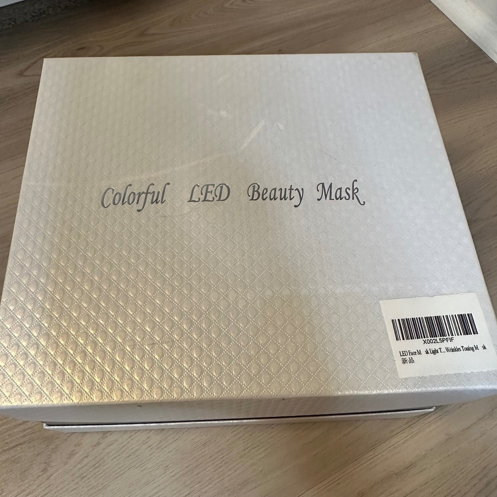 Colorful LED Beauty Mask Face Light Therapy Wrinkles Toning Skin Care System NEW